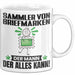 SammlervonBriefmarken Tasse Geschenk für SammlervonBriefmarken Der Mann Der Alles Kann Geschenkidee zum Geburtstag Weiß Trendation