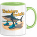 Tralalero Tralala Tasse Meme Italienisch Geschenk Lustig Becher Grün Trendation