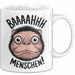 Antisozial Tasse Geschenk Baaahhh Menschen Geschenkidee Lustig Sarkasmus Weiß Trendation