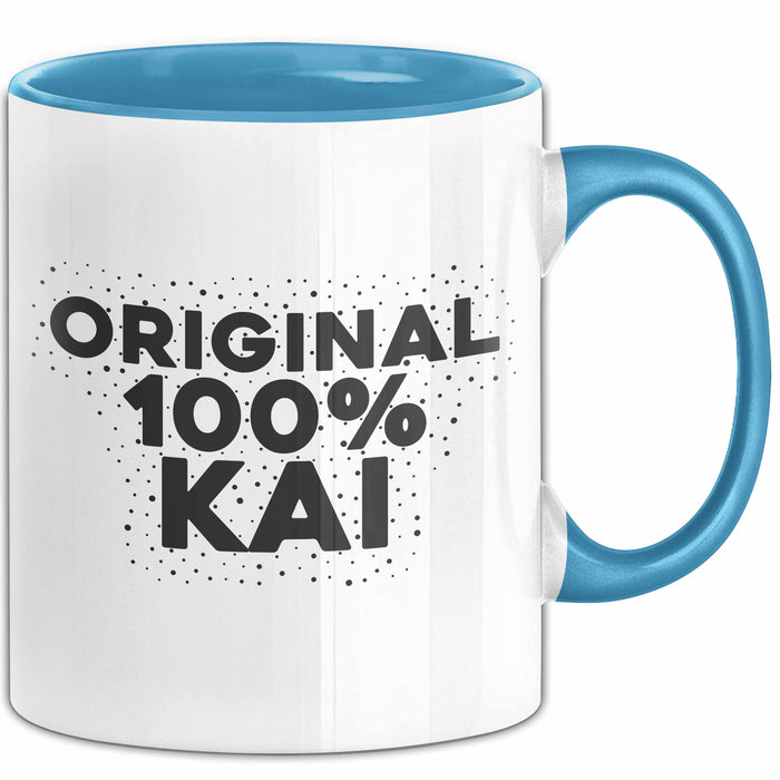 Kai Tasse Original 100% Kai Geschenk Blau Trendation