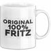 Fritz Tasse Original 100% Fritz Geschenk Weiß Trendation