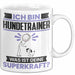 Hundetrainer Tasse Geschenk für Hundetrainer Geburtstag Lustiger Spruch Kaffee-Becher Was Ist Deine Superkraft Weiß Trendation