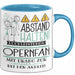 Opernfan Tasse Geschenk Lustig Abstand Halten Hochleistungs-Opernfan Mit Drang Zur Perfektion Bei Der Arbeit Blau Trendation