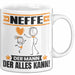 Neffe Tasse Geschenk für Neffe Der Mann Der Alles Kann Geschenkidee zum Geburtstag Weiß Trendation