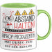 Hiphop-Produzentin Tasse Geschenk Lustig Abstand Halten Hochleistungs-Hiphop-Produzentin Mit Drang Zur Perfektion Bei Der Arbeit Grün Trendation