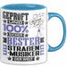 Straßenmusiker Geschenk Lustiger Spruch für Straßenmusiker Geschenkidee Bester Straßenmusiker Der Welt Blau Trendation