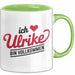Ulrike Tasse Geschenk Ich Bin Vollkommen Ulrike Geschenkidee Geburtstag Grün Trendation