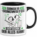 Singer-Songwriter Tasse Geschenk für Singer-Songwriter Der Mann Der Alles Kann Geschenkidee zum Geburtstag Schwarz Trendation