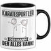 Karatesportler Tasse Geschenk für Karatesportler Der Mann Der Alles Kann Geschenkidee zum Geburtstag Schwarz Trendation