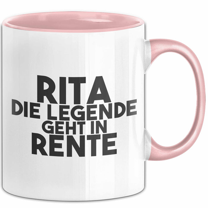 Rita Tasse Rita – Die Legende Geht In Rente Geschenk
