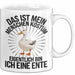 Ente Tier Tasse Geschenk Lustige Geschenkidee Spruch Das Ist Mein Menschen Kostüm Eigentlich Bin Ich Eine Ente Weiß Trendation