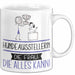 Hundeausstellerin Geschenk Tasse Becher Die Frau Die Allen Kann Geschenkidee für eine Hundeausstellerin Lustig Weiß Trendation