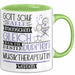 Musiktherapeutin Geschenk Becher Tasse Gott Schuf Alle Menschen Gleich Nur Die Besten Durfeten Musiktherapeutin Werden Geschenkidee Lustig Grün Trendation