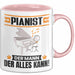 Pianist Tasse Geschenk für Pianist Der Mann Der Alles Kann Geschenkidee zum Geburtstag Rosa Trendation