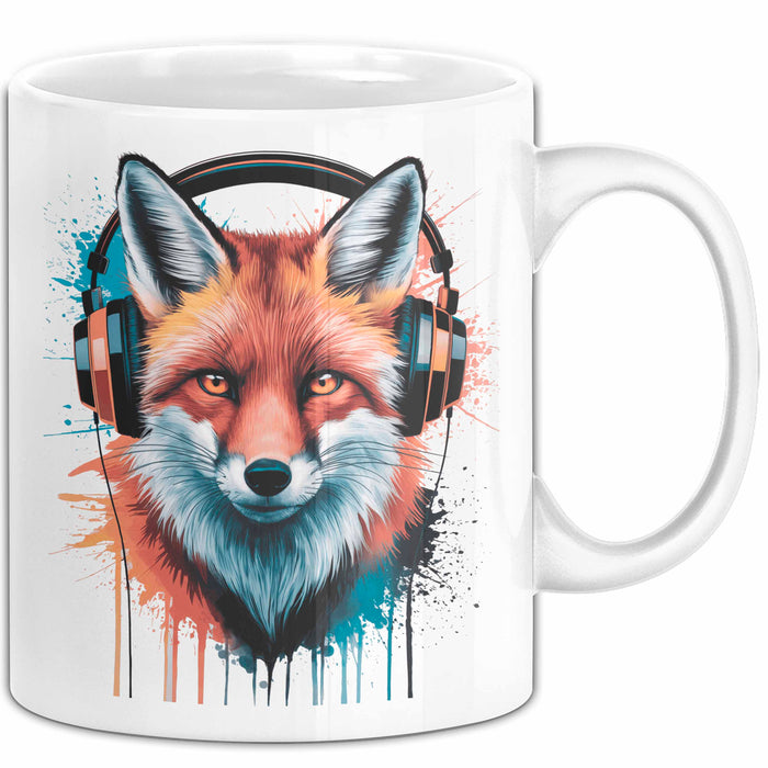 Fuchs Tierliebhaber Tasse Geschenk Lustige Geschenkidee Spruch Weiß Trendation