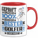 Golfer Geschenk Lustiger Spruch für Golfer Geschenkidee Bester Golfer Der Welt Rot Trendation