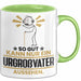 Urgroßvater Geschenk Tasse So Gut Kann Nur Ein Urgroßvater Aussehen Geschenkidee Kaffee-Becher Grün Trendation