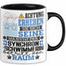 Synchronschwimmerin Geschenk Tasse Lustiger Spruch Erheben Sie Sich Der Synchronschwimmerin Betritt den Raum Schwarz Trendation