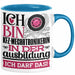 Kfz-Mechatronikerin Ausbildung Start Geschenk Tasse Ich Bin Kfz-Mechatronikerin In Der Ausbildung Ich Darf Das Kaffee-Becher Geschenkidee Blau Trendation