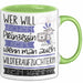 Wildtieraufzüchterin Tasse Geschenk Spruch Wer Will Schon Prinzessin Sein Wenn Man Auch Wildtieraufzüchterin Sein Kann Grün Trendation