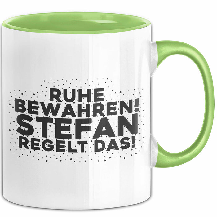 Stefan Tasse Ruhe Bewahren! Stefan Regelt Das! Geschenk