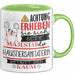 Haustiersanitäterin Tasse Geschenk Lustiger Spruch Bitte Erheben Sie Sich Seine Majestät Die Haustiersanitäterin Betritt Den Raum Grün Trendation
