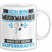 Musikmanager Tasse Geschenk für Musikmanager Geburtstag Lustiger Spruch Kaffee-Becher Was Ist Deine Superkraft Weiß Trendation