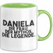 Daniela Tasse Daniela – Die Frau. Der Mythos. Die Legende. Geschenk Grün Trendation