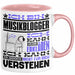 Musikblogger Geschenk Tasse Geschenkidee für Musikblogger Geburtstag Lustig Ich Bin Musikblogger Ich Kann Es Dir Erklären Aber Nicht Für Dich Verstehen Rosa Trendation