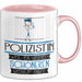 Polizistin Weil Es Keinen Schöneren Beruf Gibt Tasse Geschenk für Eine Polizistin Lustig Rosa Trendation