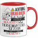 Tierheimunterstützerin Tasse Geschenk Lustiger Spruch Bitte Erheben Sie Sich Seine Majestät Die Tierheimunterstützerin Betritt Den Raum Rot Trendation