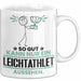 Leichtathlet Geschenk Tasse So Gut Kann Nur Ein Leichtathlet Aussehen Geschenkidee Kaffee-Becher Weiß Trendation