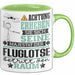 Fluglotse Geschenk Tasse Lustiger Spruch Erheben Sie Sich Der Fluglotse Betritt den Raum Grün Trendation