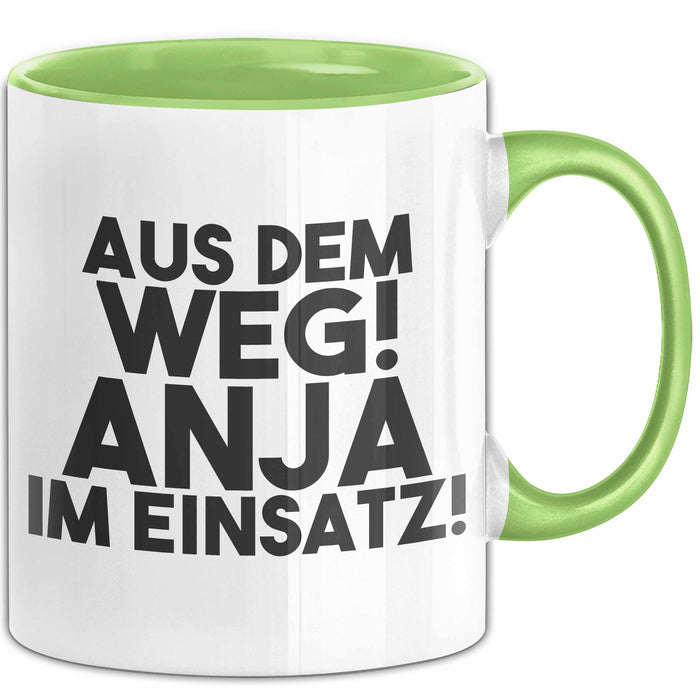 Anja Tasse Aus Dem Weg! Anja Im Einsatz! Geschenk