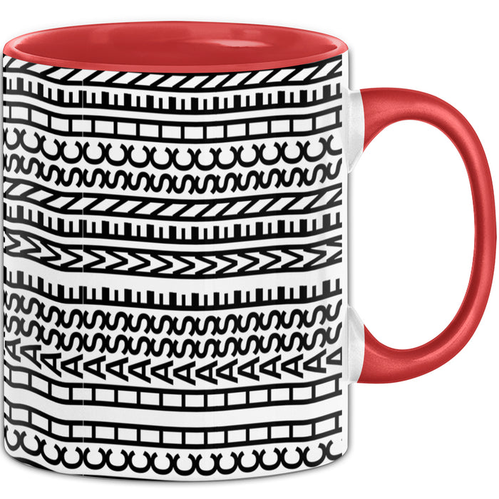 Ich Hasse Menschen Tasse Lustiges Geschenk Allover-Print Quer Lesen Trendation