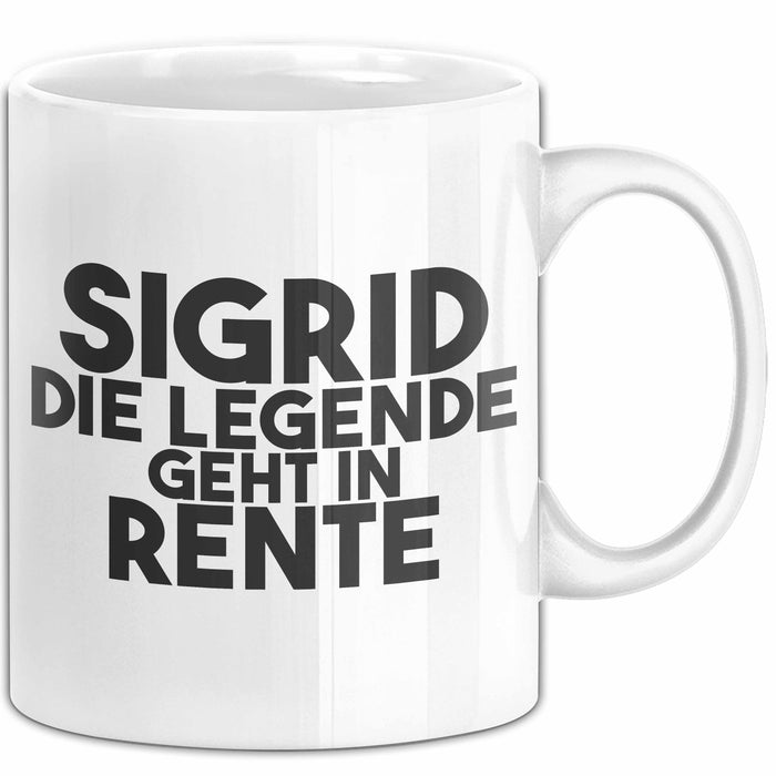 Sigrid Tasse Sigrid – Die Legende Geht In Rente Geschenk
