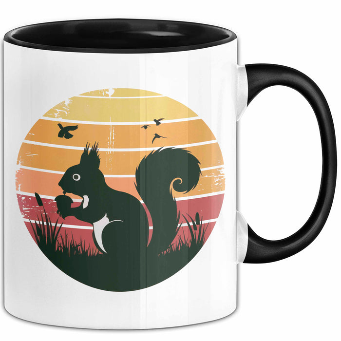 Eichhörnchen Tierliebhaber Retro Tasse Geschenk Lustige Geschenkidee Spruch Trendation
