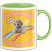Meme Tasse Geschenk Lustiger Becher Hund Nach Dem Regen Kommt Die Sonne Grün Trendation