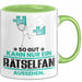 Rätselfan Geschenk Tasse So Gut Kann Nur Ein Rätselfan Aussehen Geschenkidee Kaffee-Becher Grün Trendation