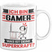 Gamer Tasse Geschenk für Gamer Geburtstag Lustiger Spruch Kaffee-Becher Was Ist Deine Superkraft Weiß Trendation