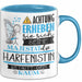 Harfenistin Tasse Geschenk Lustiger Spruch Bitte Erheben Sie Sich Seine Majestät Die Harfenistin Betritt Den Raum Blau Trendation