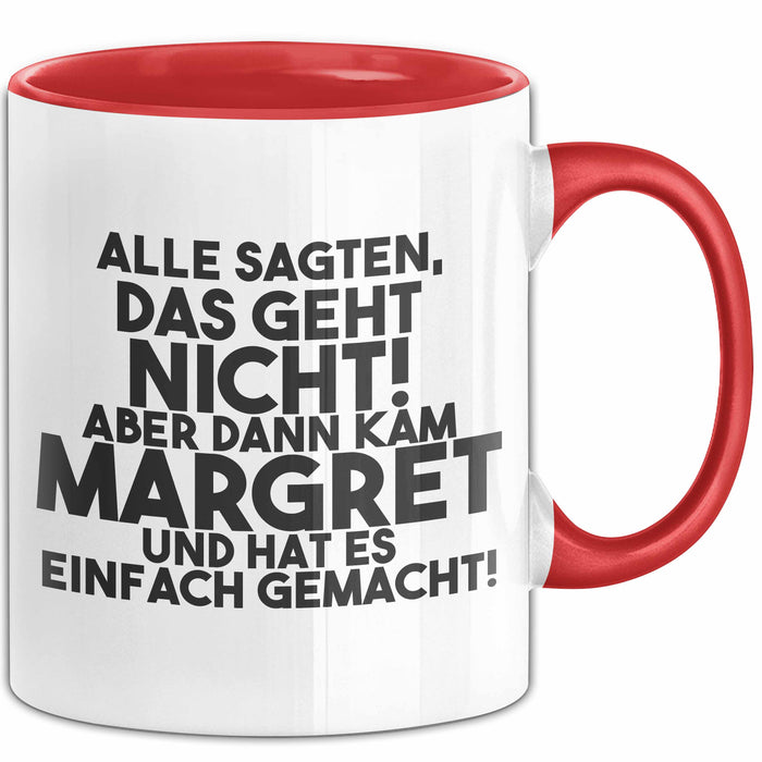 Margret Tasse Alle Sagten Das Geht Nicht, Aber Dann Kam Margret Geschenk