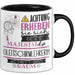 Gleitschirmlehrerin Tasse Geschenk Lustiger Spruch Bitte Erheben Sie Sich Seine Majestät Die Gleitschirmlehrerin Betritt Den Raum Schwarz Trendation