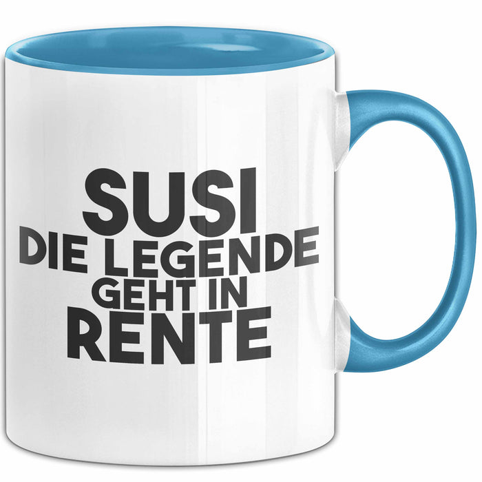 Susi Tasse Susi – Die Legende Geht In Rente Geschenk