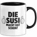 Susi Tasse Geschenk Die Susi Macht Dat Schon Geschenkidee Becher mit Name Schwarz Trendation