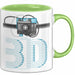 3D Drucker Tasse mit Grafik lustige Geschenkidee für Technikliebhaber Grün Trendation