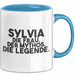 Sylvia Tasse Sylvia – Die Frau. Der Mythos. Die Legende. Geschenk Blau Trendation