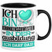 Krankenschwester Ausbildung Start Geschenk Tasse Ich Bin Krankenschwester In Der Ausbildung Ich Darf Das Kaffee-Becher Geschenkidee Schwarz Trendation