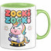 Gamer Gaming Liebhaber Tasse Geschenk Lustige Geschenkidee Spruch Zocki Zocki Grün Trendation