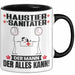 Haustiersanitäter Tasse Geschenk für Haustiersanitäter Der Mann Der Alles Kann Geschenkidee zum Geburtstag Schwarz Trendation
